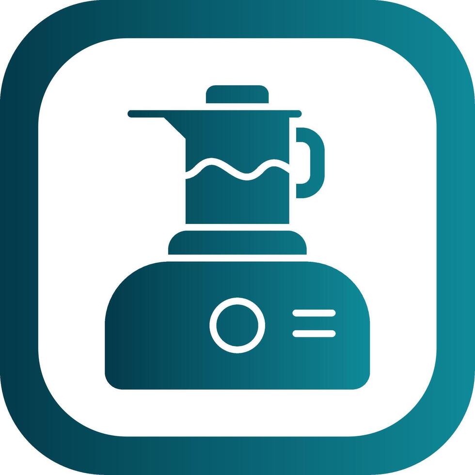 Juicer Glyph Gradient Corner Icon vector