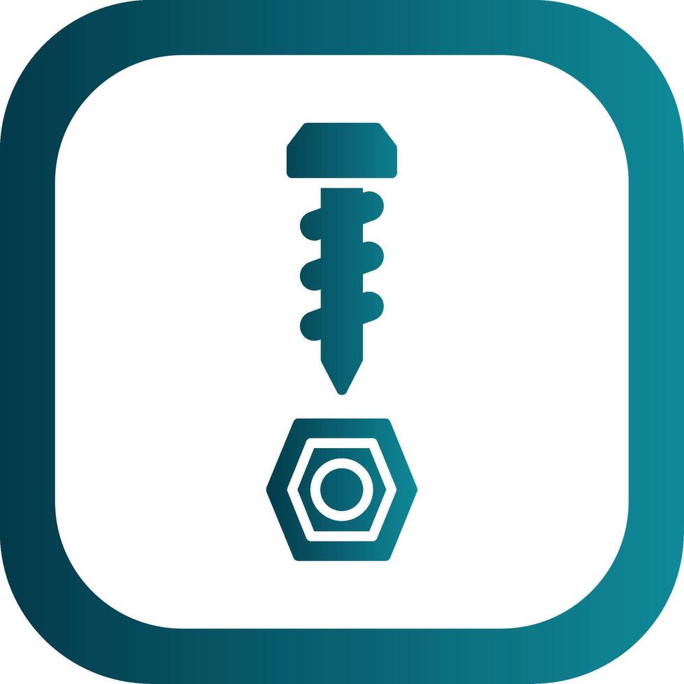 Ironware Glyph Gradient Corner Icon vector