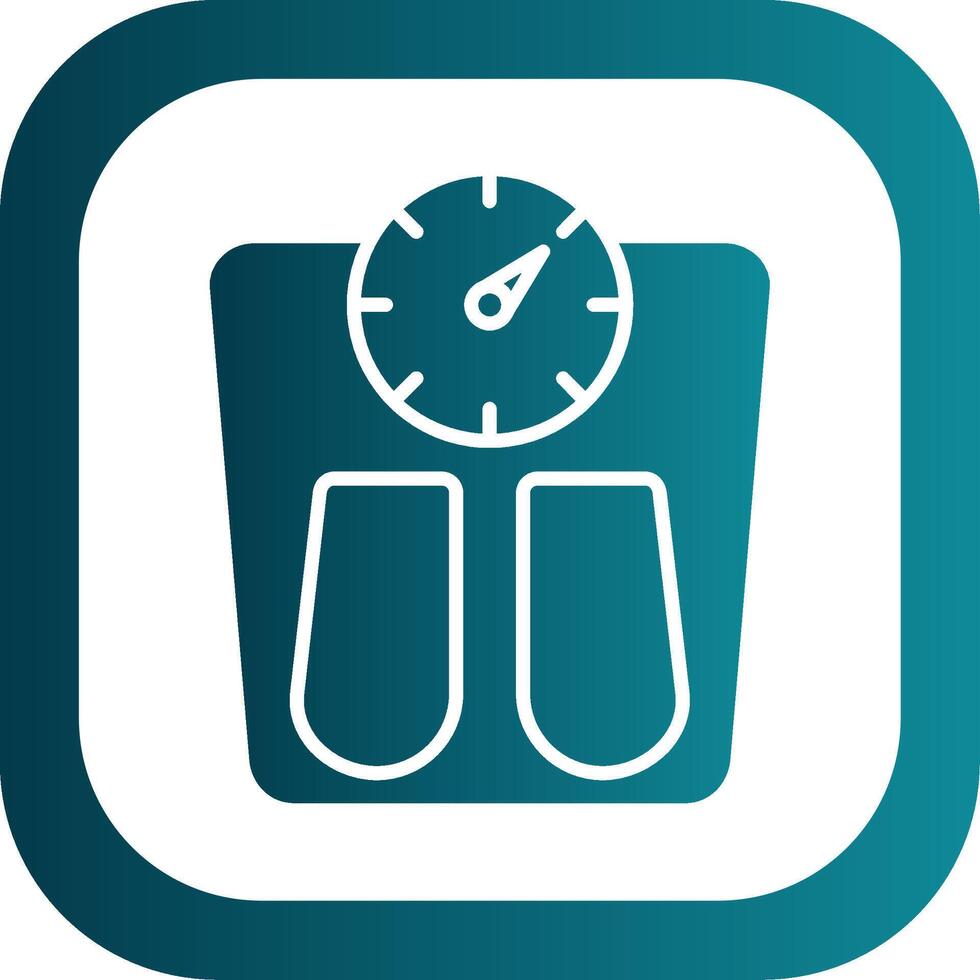 Scales Glyph Gradient Corner Icon vector