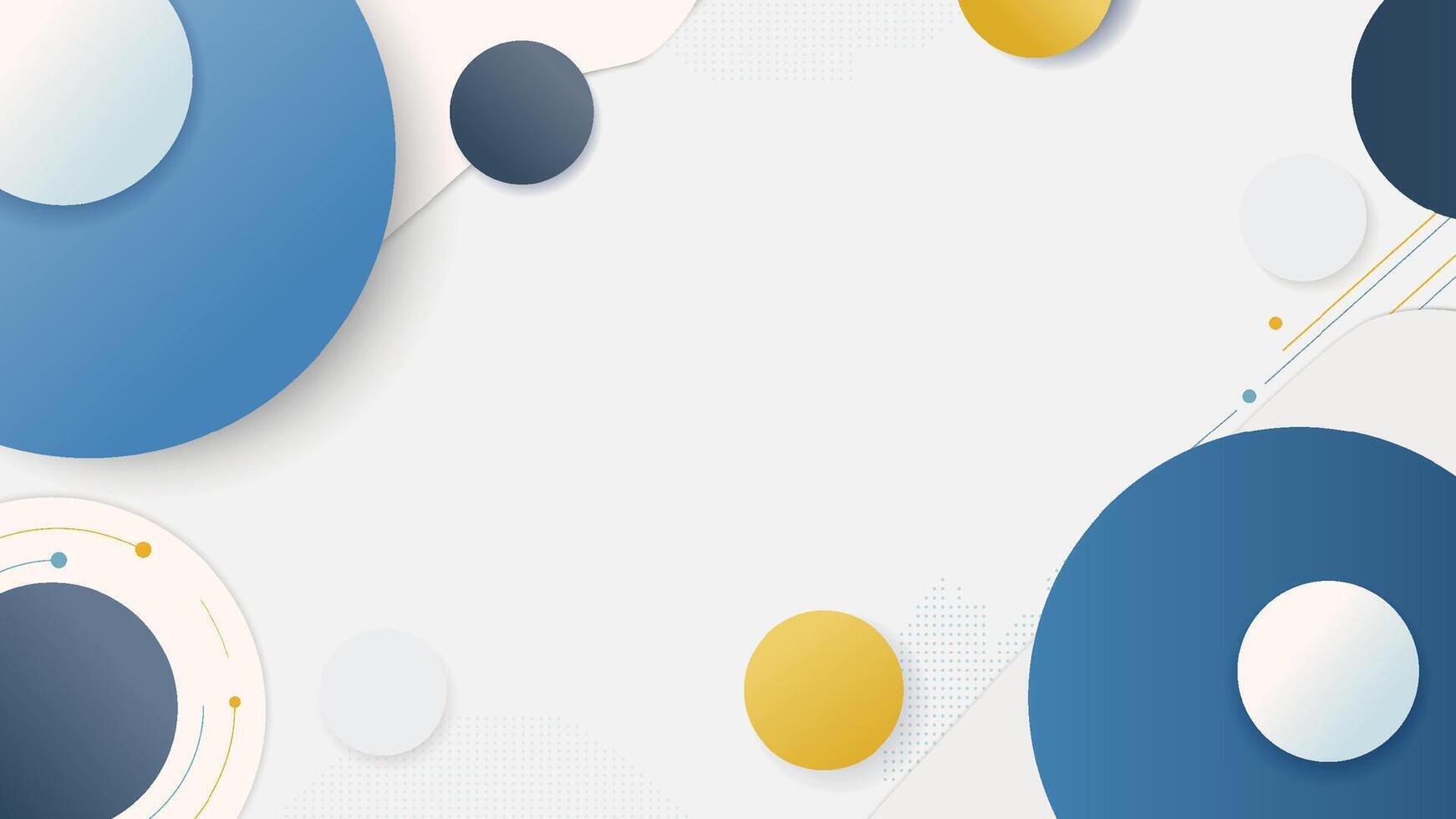 Abstract Colorful Circle Background vector