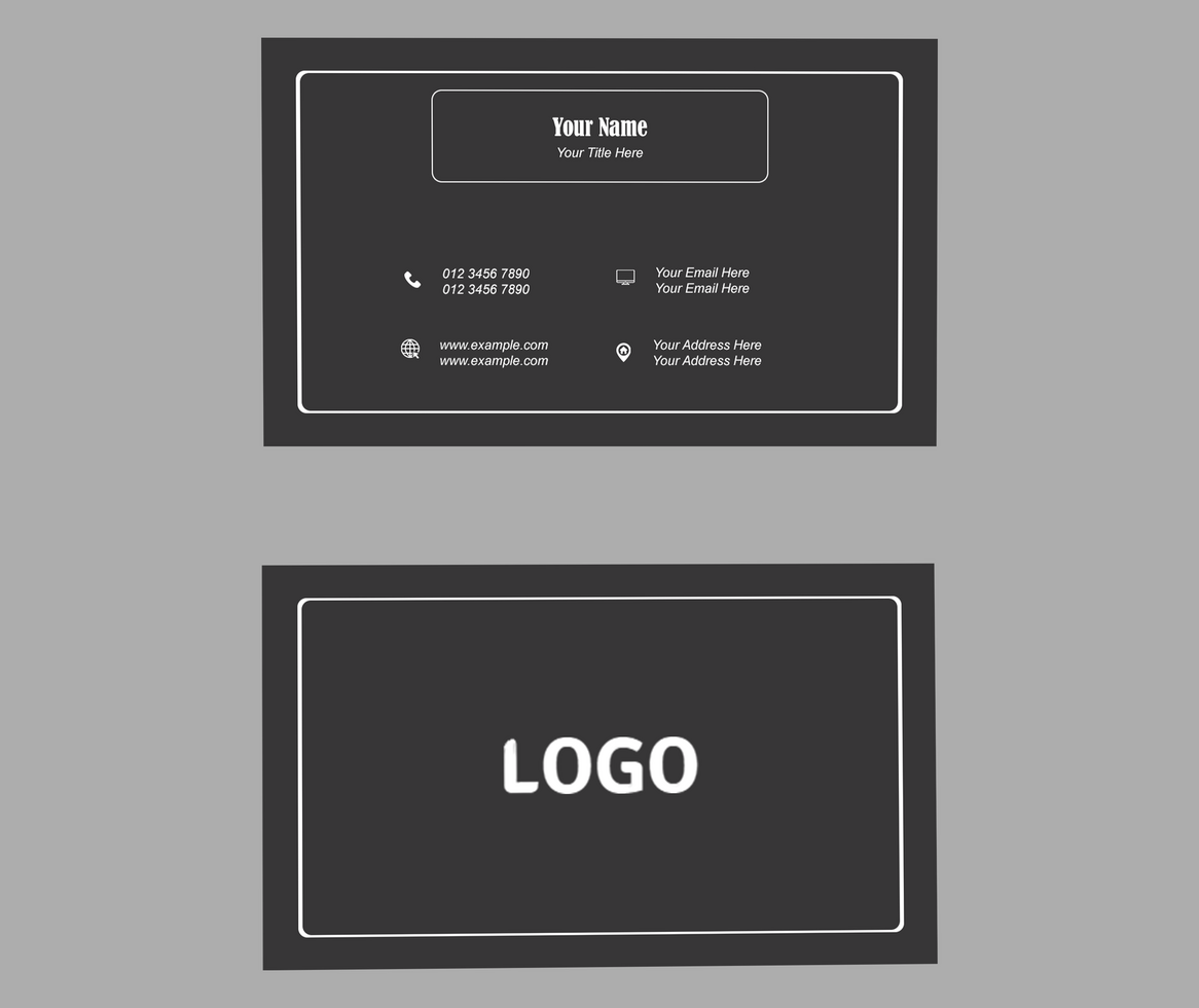 Professional Business Card Template psd