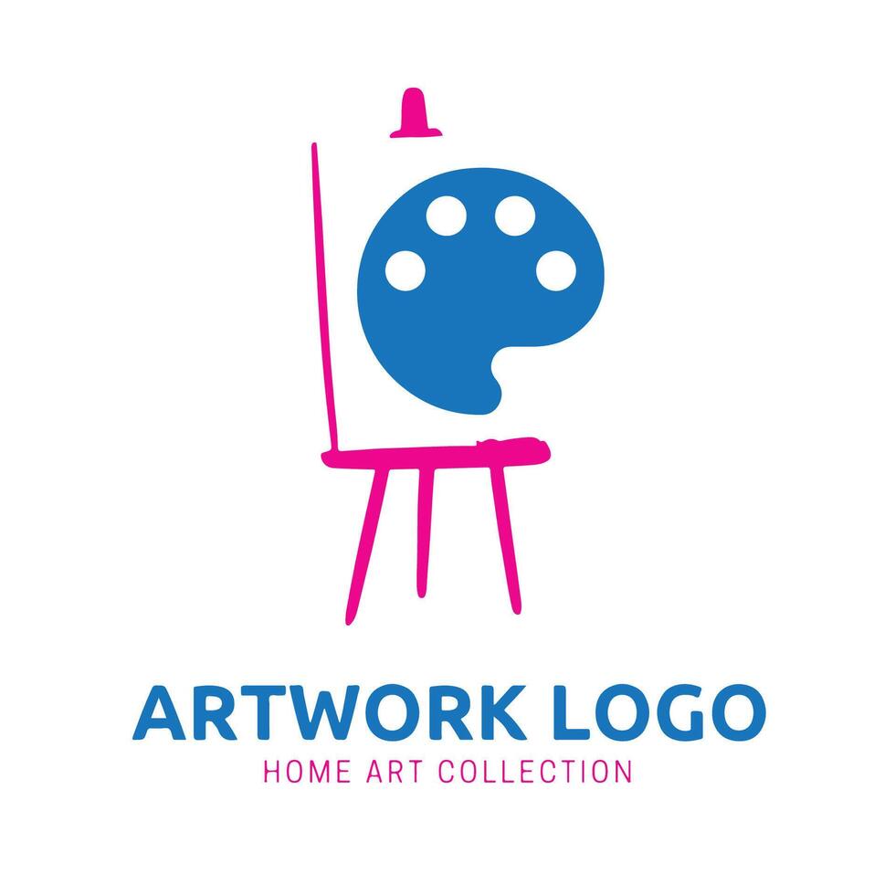 Art studio logo design for club or community 44229099 Vector Art at