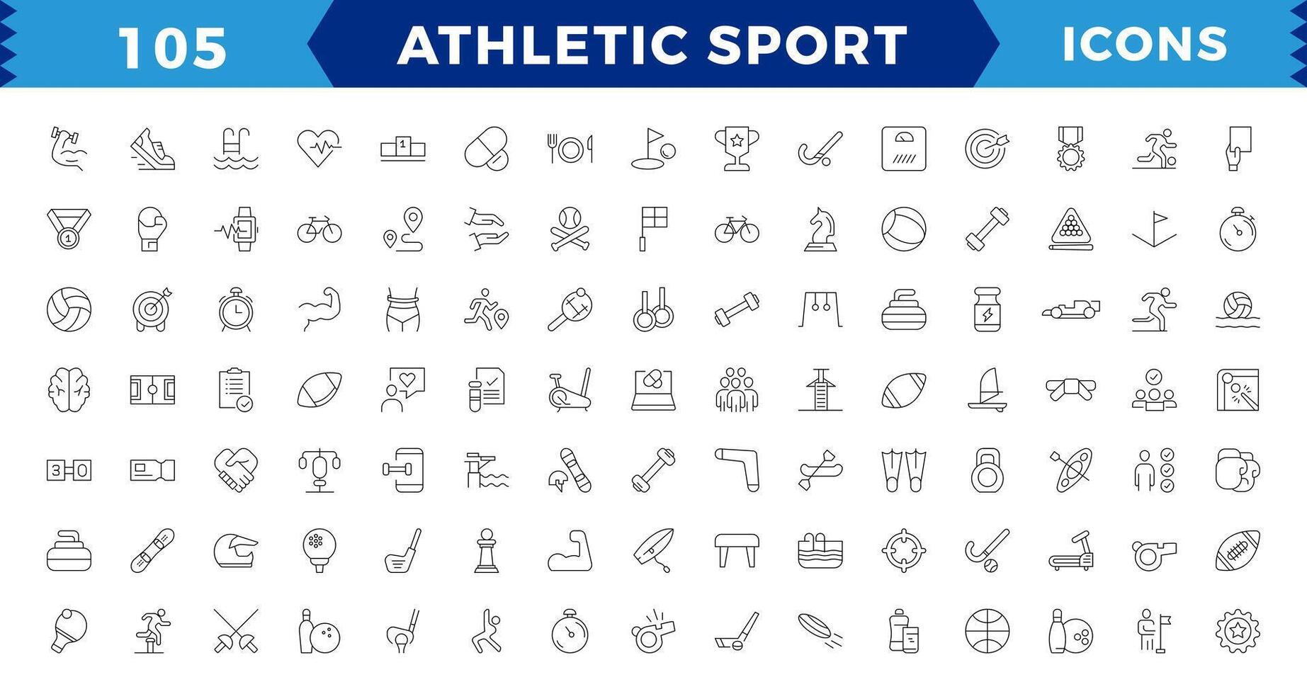 Simple Set of Athletic sport Related Line Icons. Pixel perfect.Contains such Icons as Riding Water Bike, SUP Boarding, headcare ,Windsurfing and more. Editable Stroke. vector