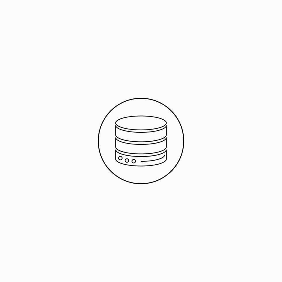 Database Icon Specialist vector