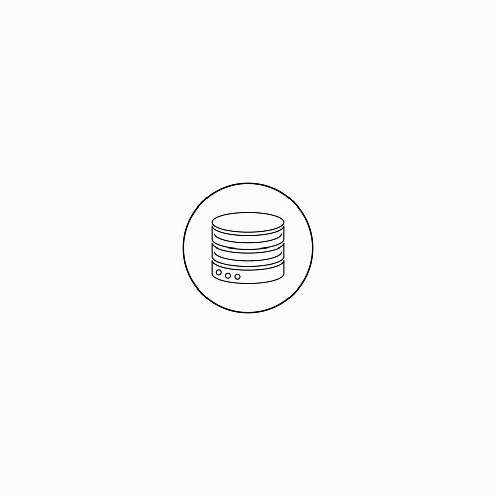 Database Icon Specialist vector