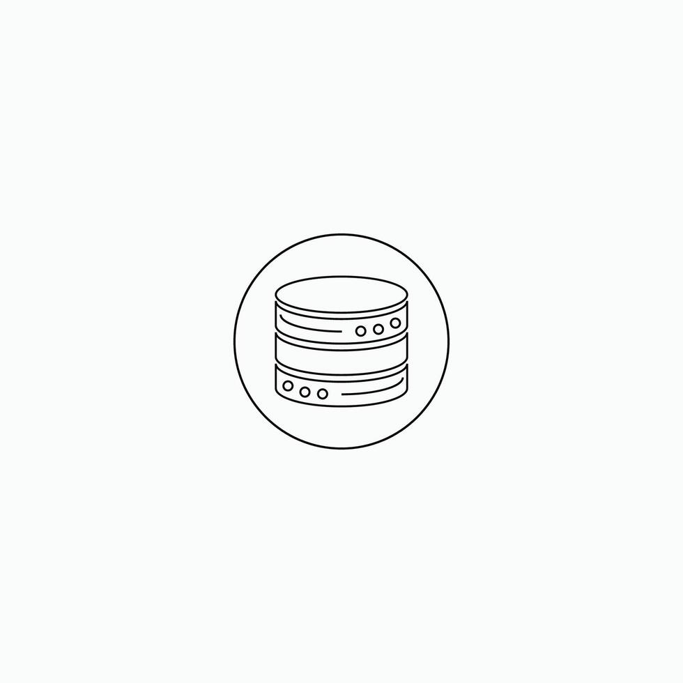 Database Icon Specialist vector