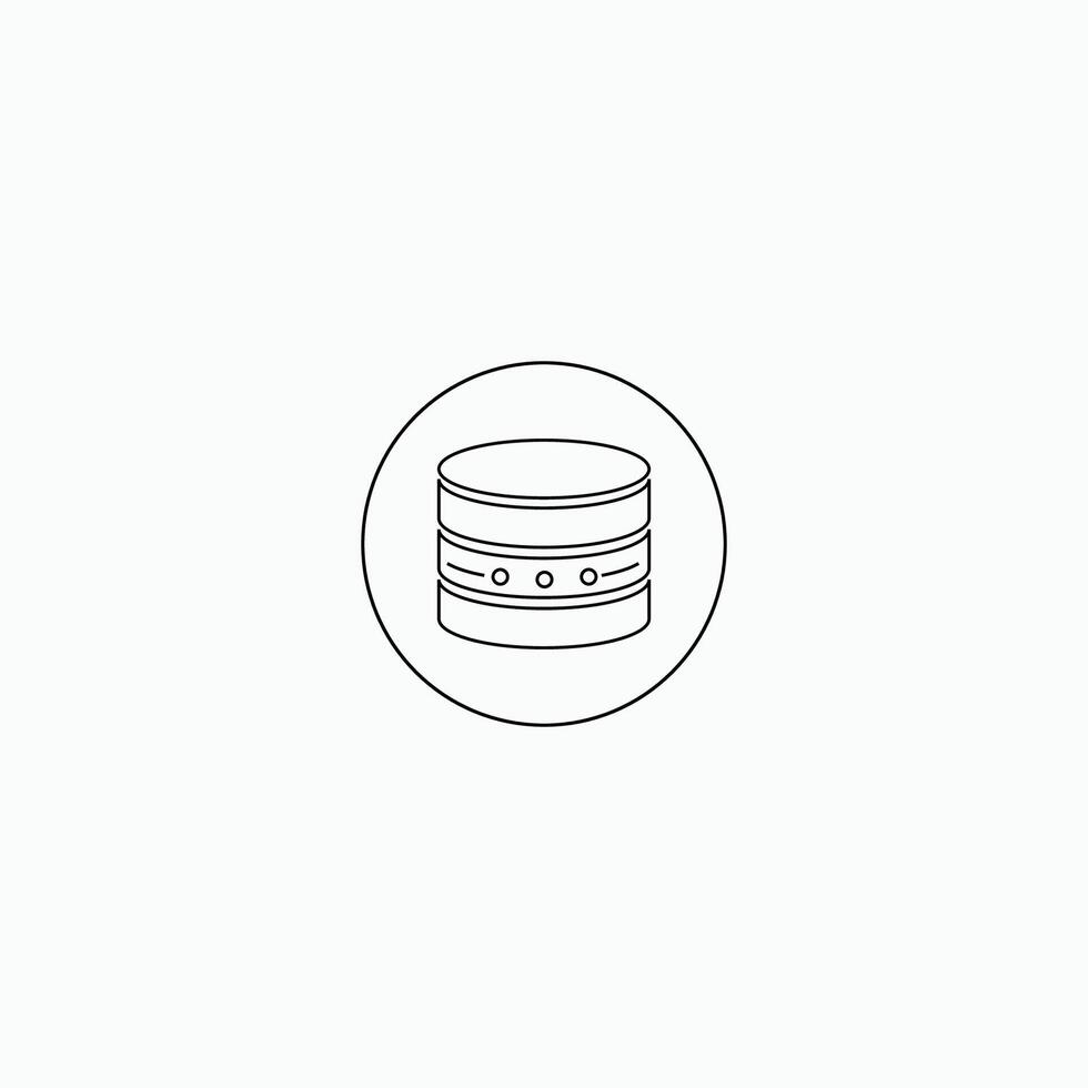 Database Icon Specialist vector
