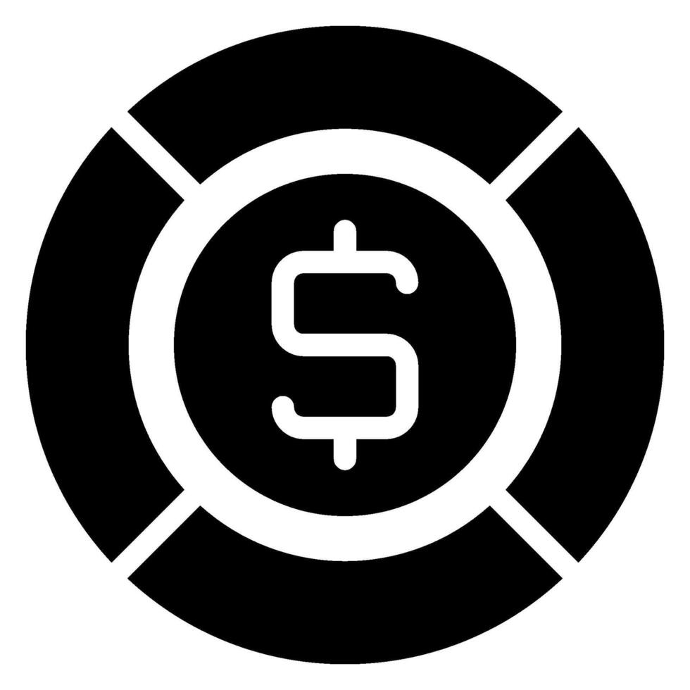 digital asset management glyph icon vector
