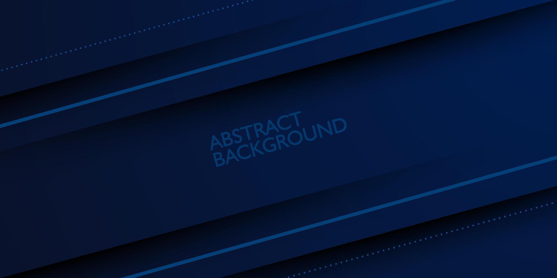 Abstract dark blue overlap shadow and lines background. Papercut template with straight line and shapes. Dark blue background with trendy pattern design. Eps10 vector