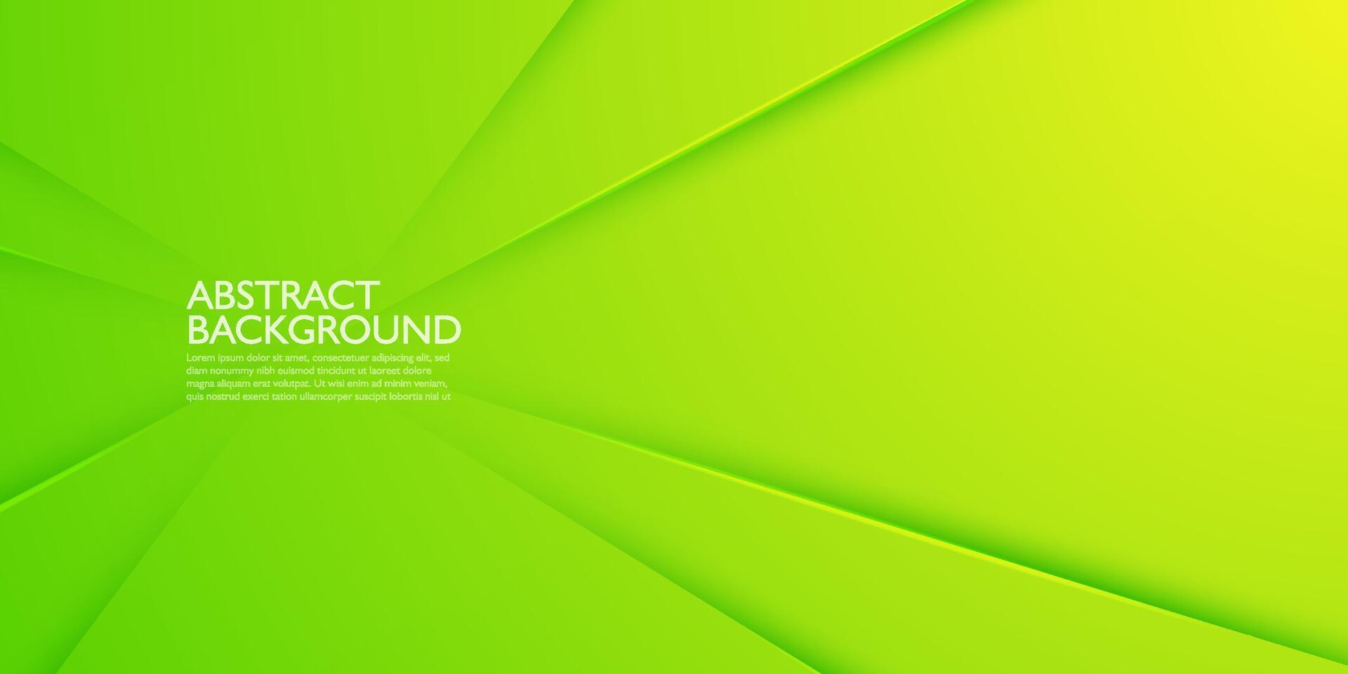 Abstract bright green background with overlap shadow pattern. Colorful green design. Simple and modern concept. Eps10 vector