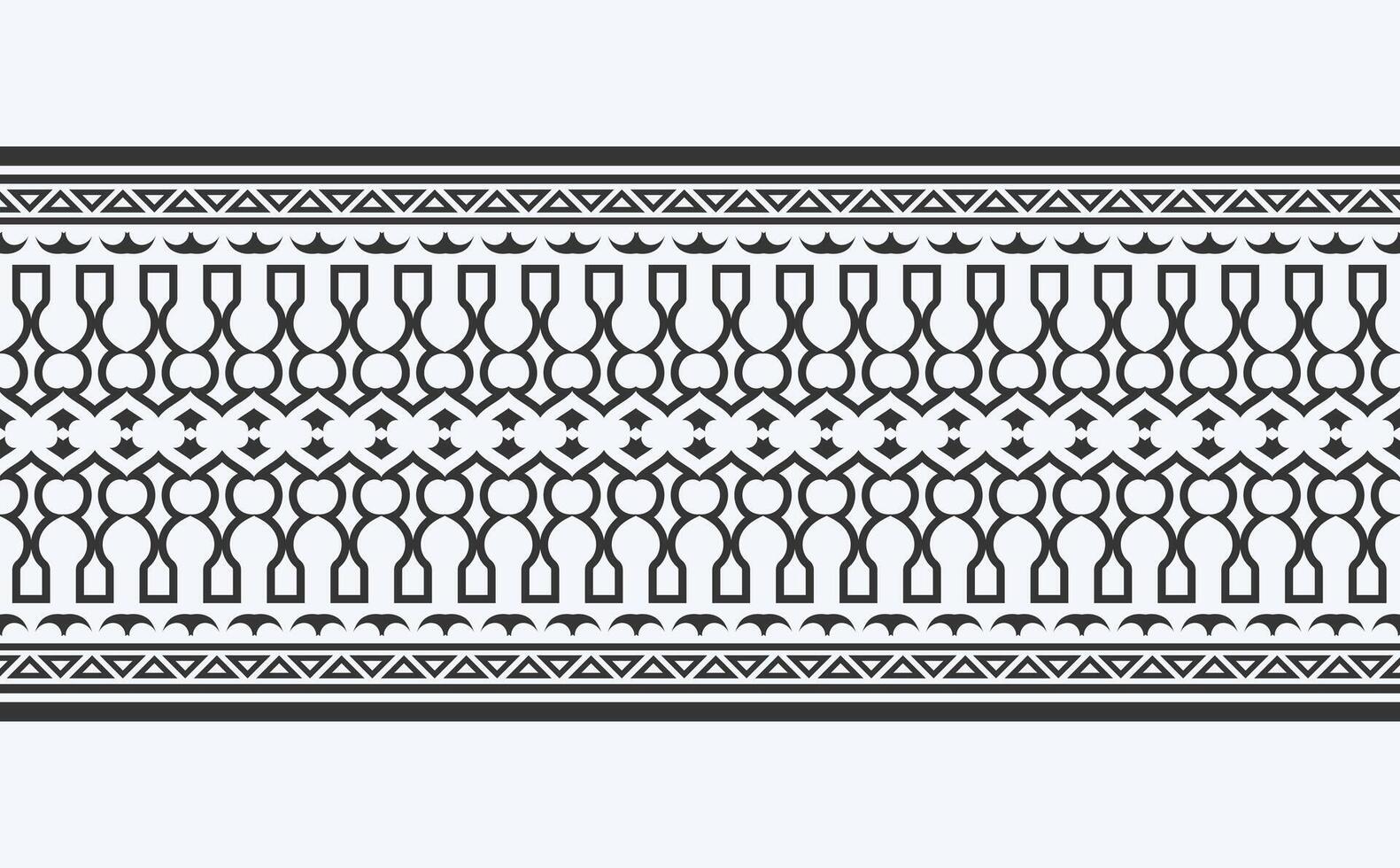 ornamental pattern border Design Template vector