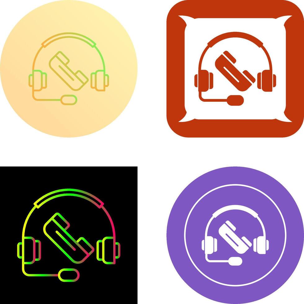 Support Icon Design vector
