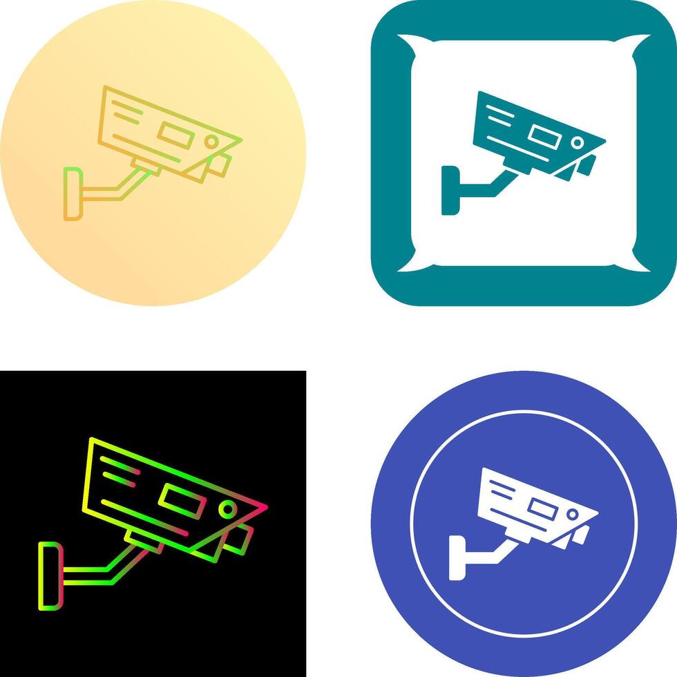 diseño de icono de circuito cerrado de televisión vector