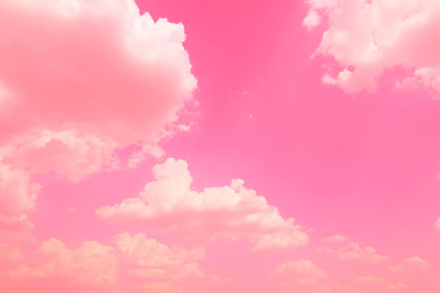 Pastel sky clouds background, pink sky background photo
