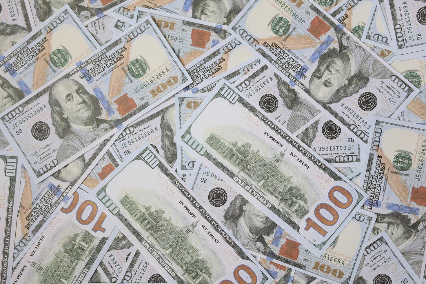 US dollars bill background, money dollar bills photo
