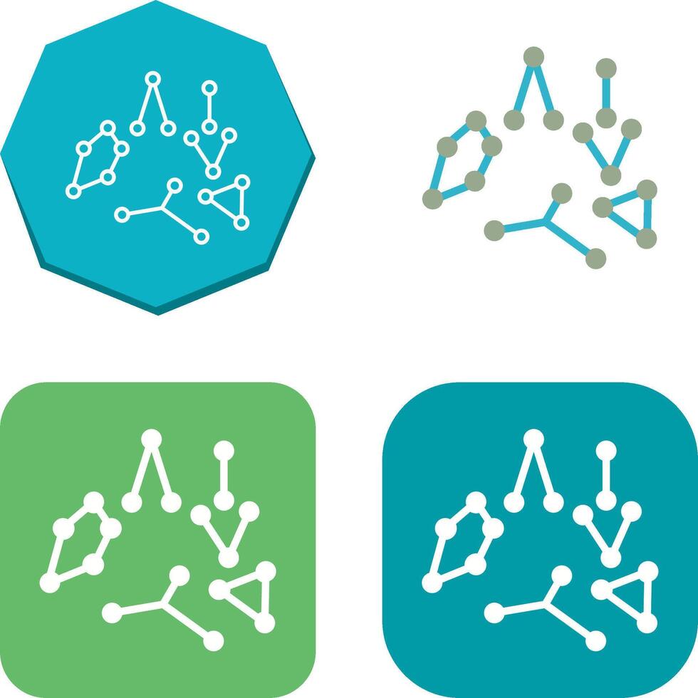 Constellation Icon Design vector