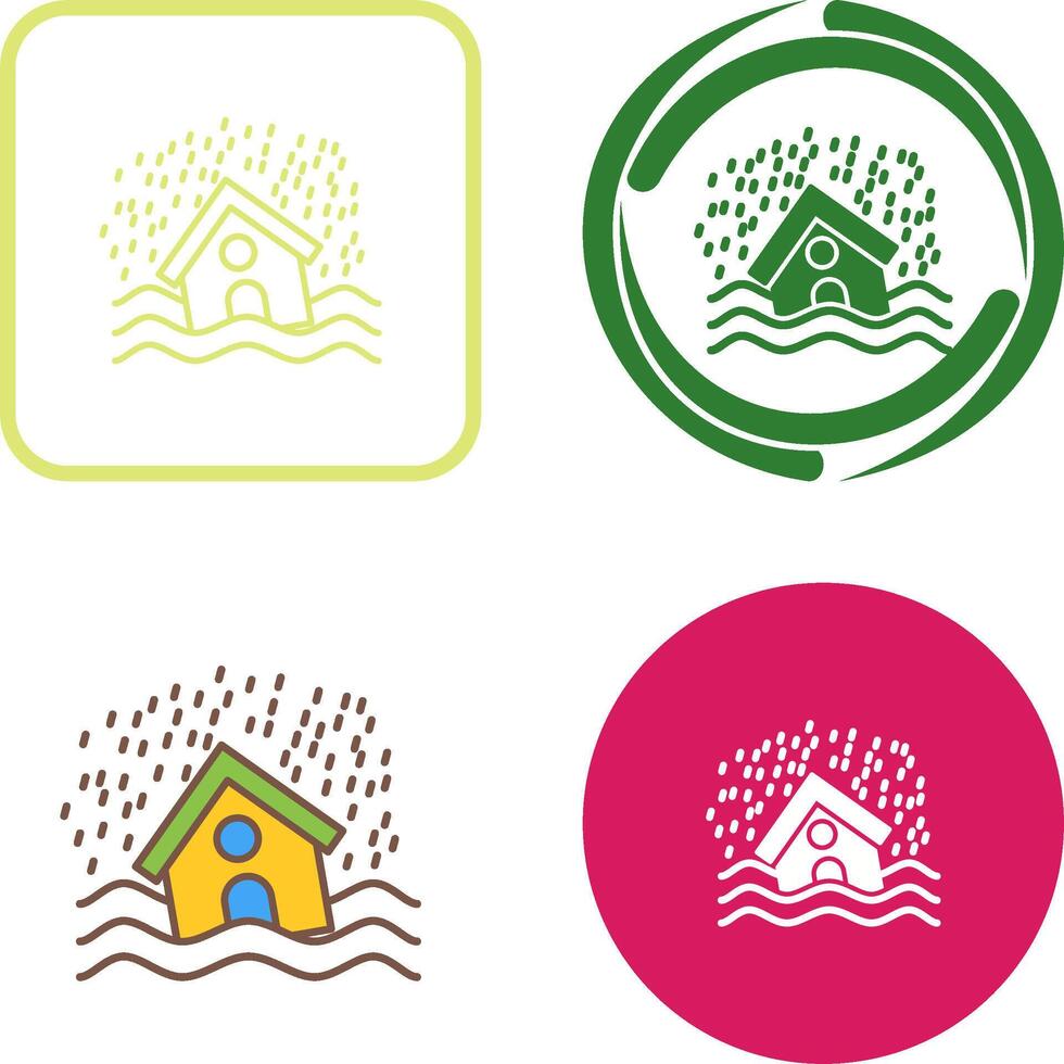 Disaster Icon Design vector