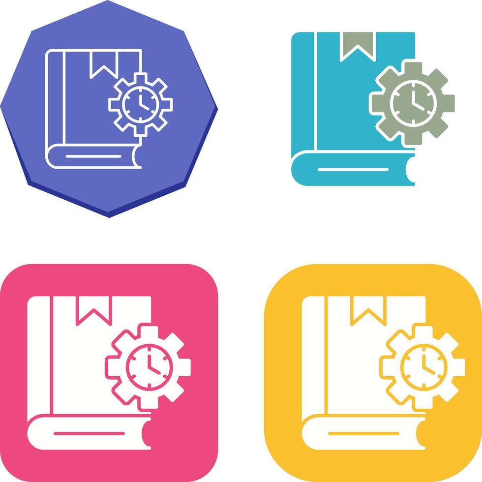 Duration Icon Design vector