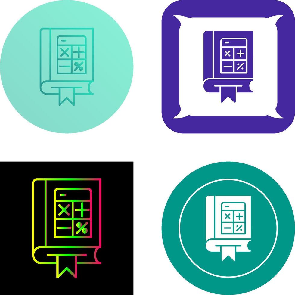 matemáticas icono diseño vector