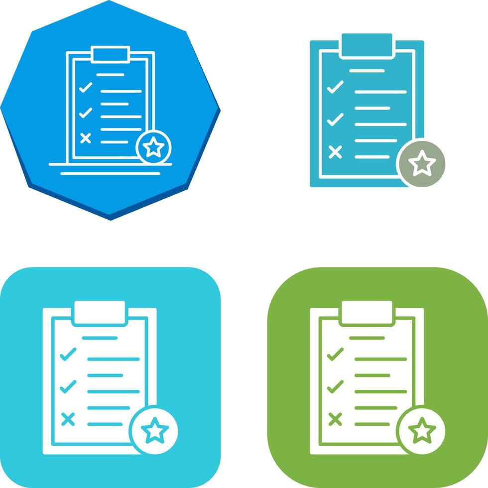 Task List Icon Design vector