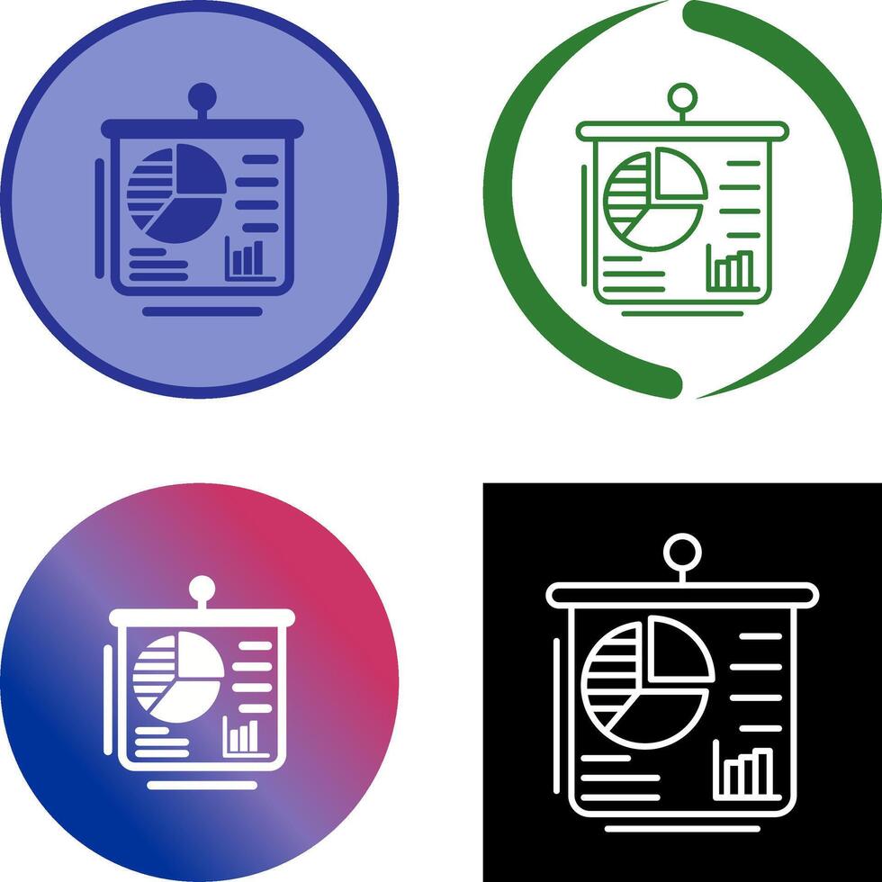 Presentation Icon Design vector
