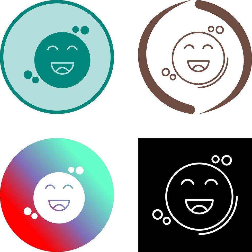 Happiness Icon Design vector