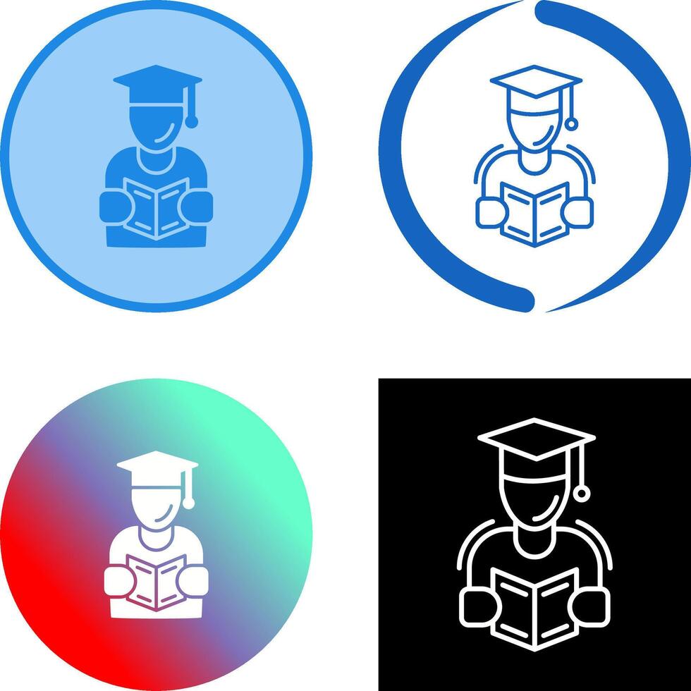Learning Icon Design vector