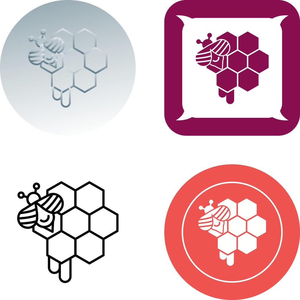 Honeycomb Icon Design vector