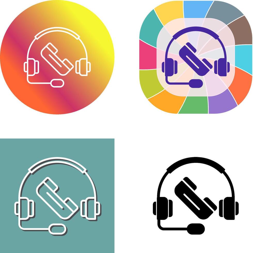 Support Icon Design vector