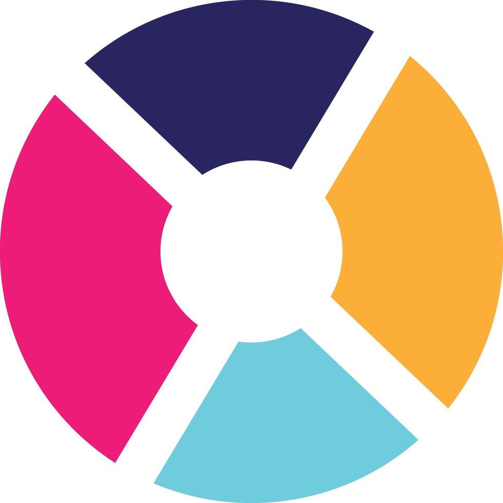 Segmentation Chart Graph vector