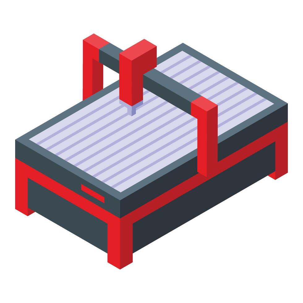 Steel structure product icon isometric . Factory metal vector