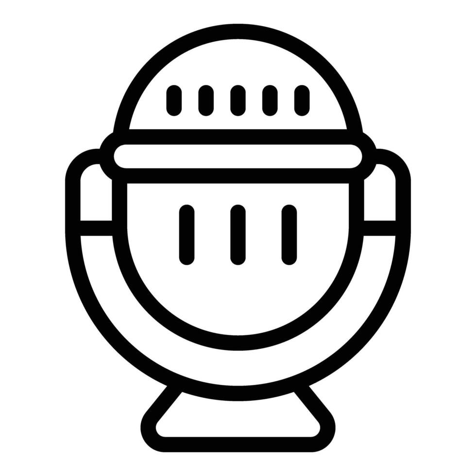 Gaming speaker icon outline . Videogame sound control vector