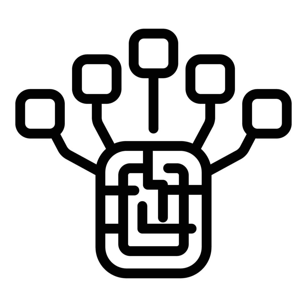 game development icon outline . Online gaming system 44234094 Vector ...
