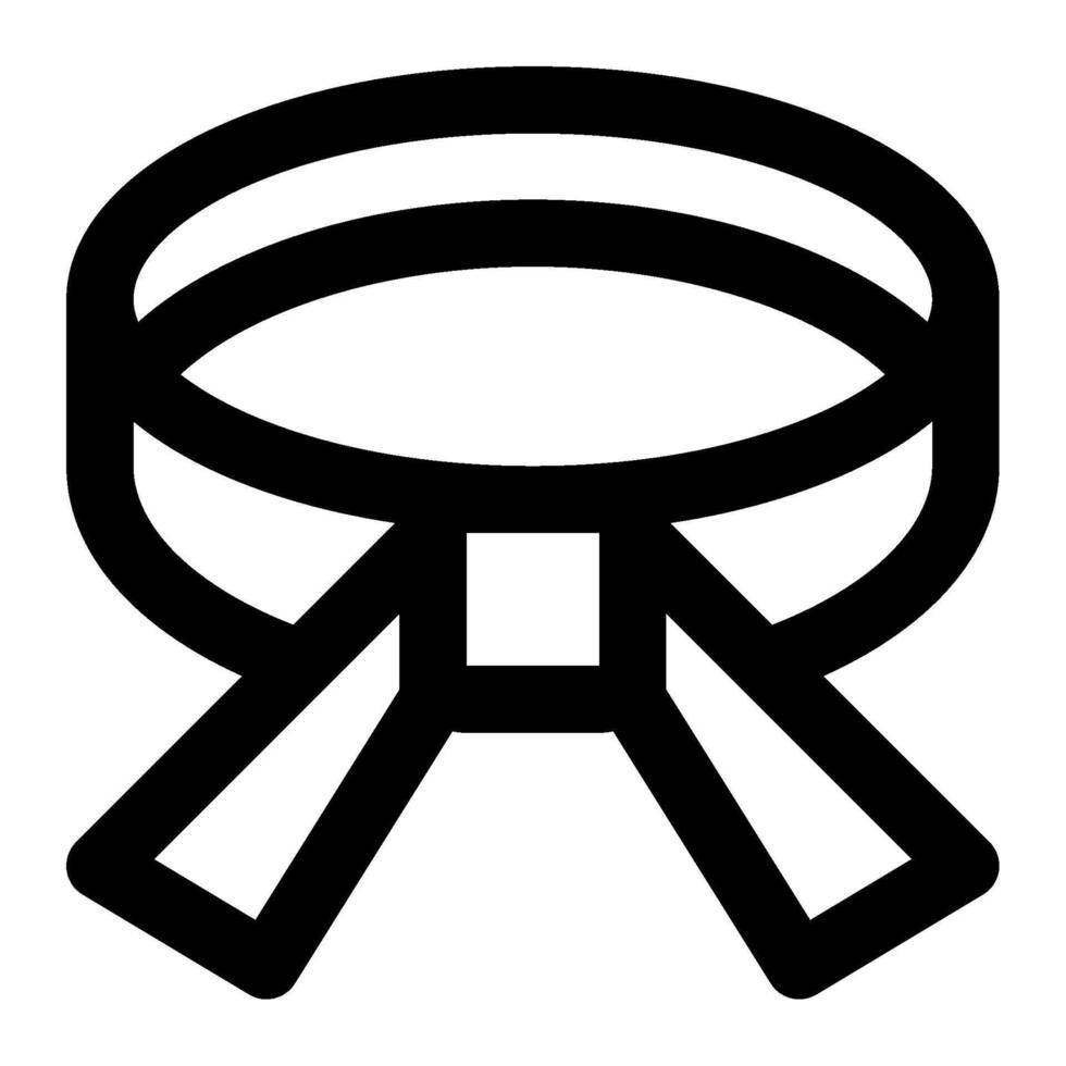 Martial Arts Belt icon for web, app, infographic, etc vector