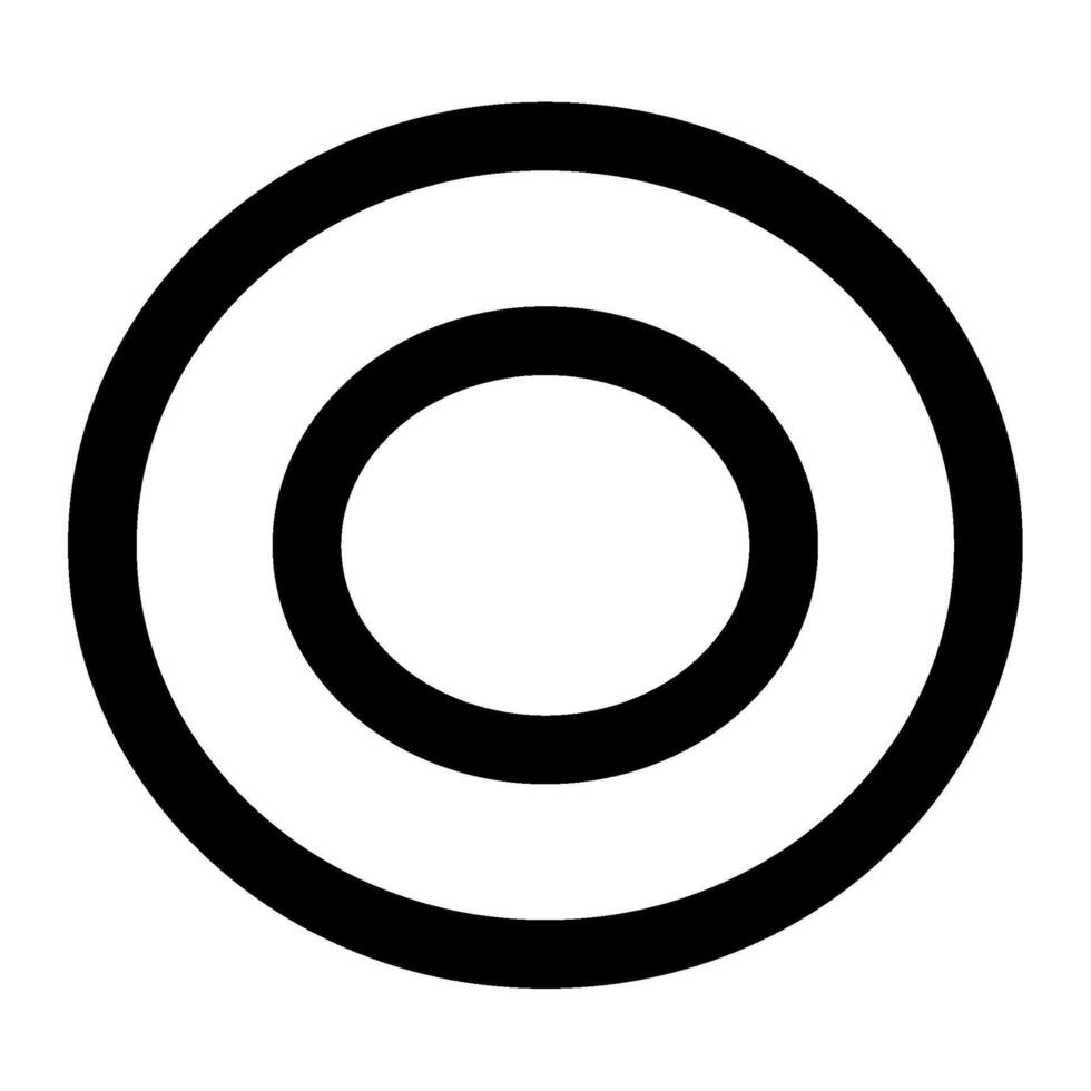 Disc Golf Frisbee icon for web, app, infographic, etc vector