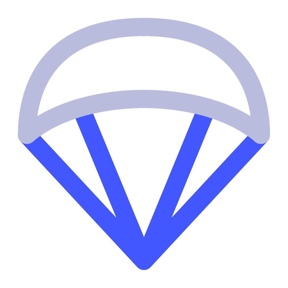 Paraglider icon for web, app, infographic, etc vector