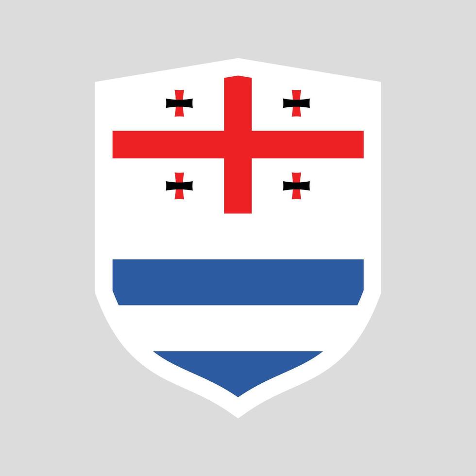 Adjara Flag Guard Shield Icon vector