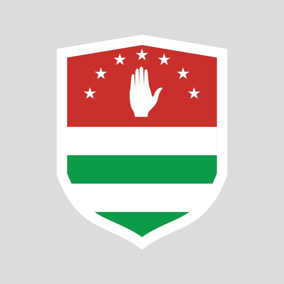 abjasia bandera proteger vector