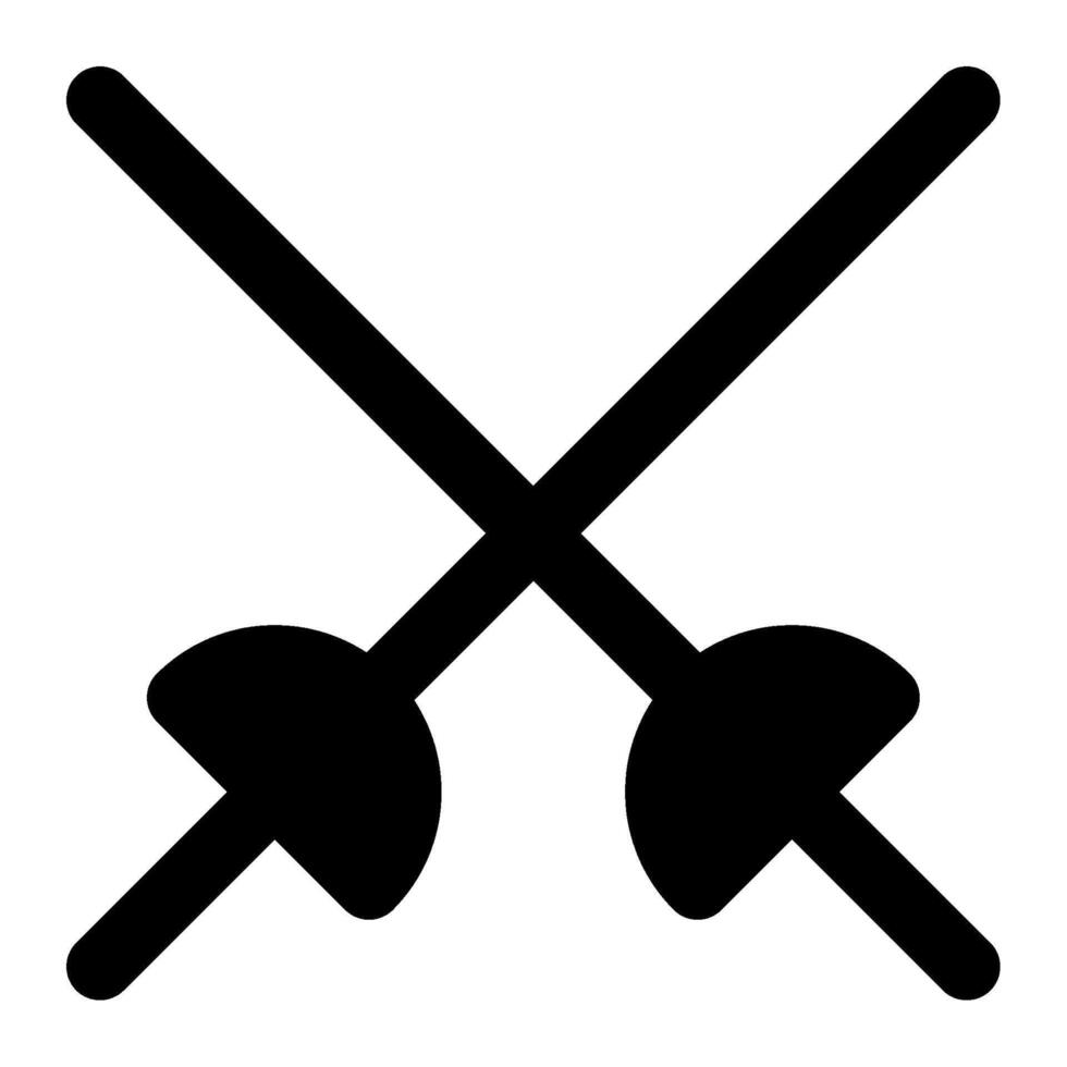 Fencing Sword icon for web, app, infographic, etc vector