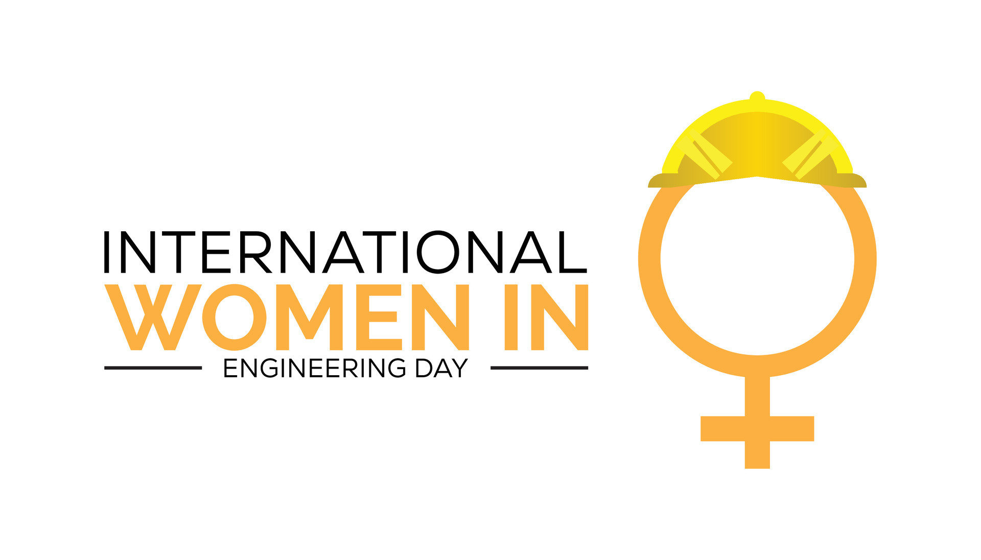 INTERNATIONAL WOMEN IN ENGINEERING Day observed every year in June. Template for background