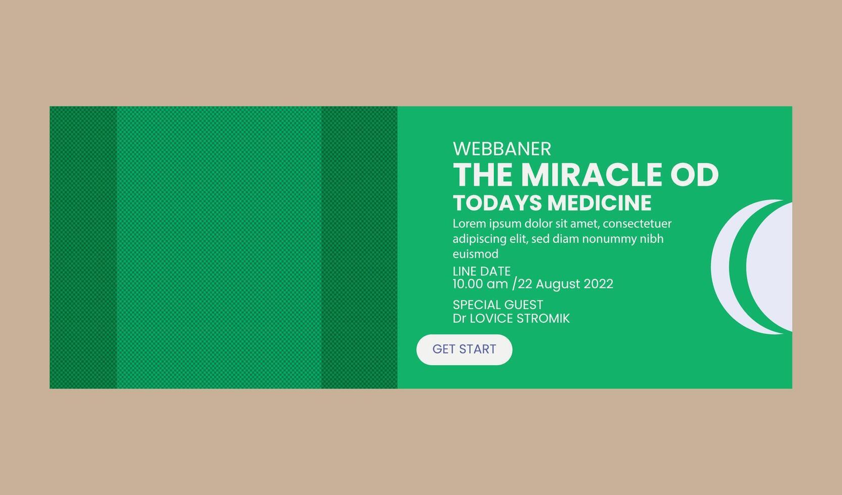 Web banner design vector