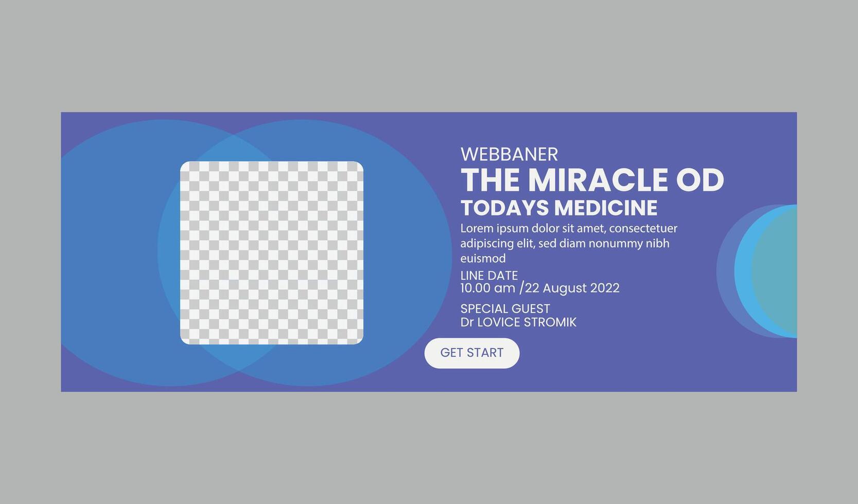 Web banner design vector