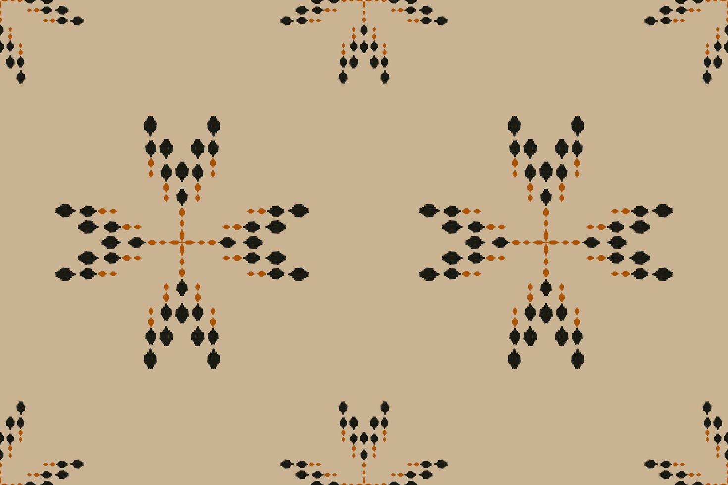 Ikat tribal Indian seamless pattern. Ethnic Aztec fabric carpet mandala ornament native boho chevron textile.Geometric African American oriental traditional illustrations. Embroidery style. vector