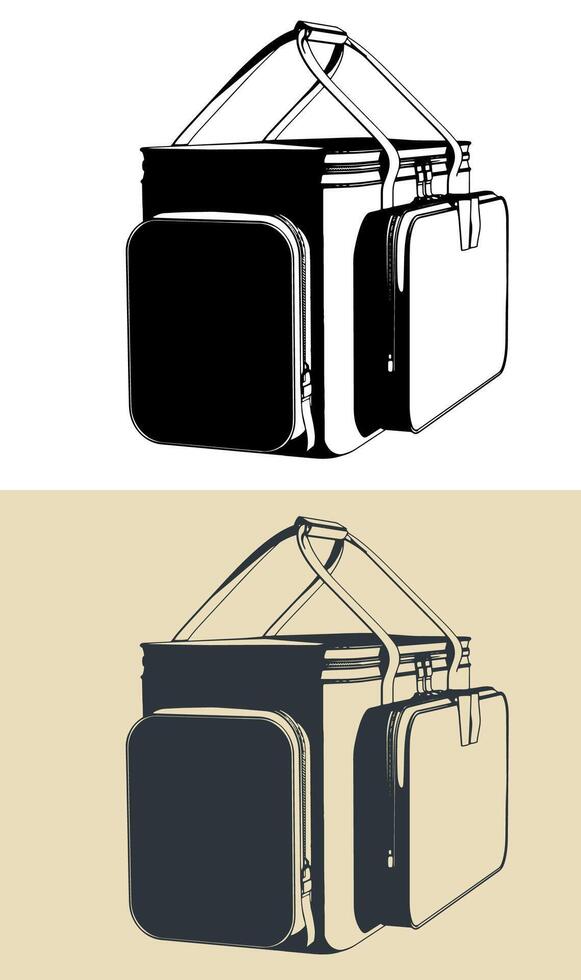 First aid bag vector