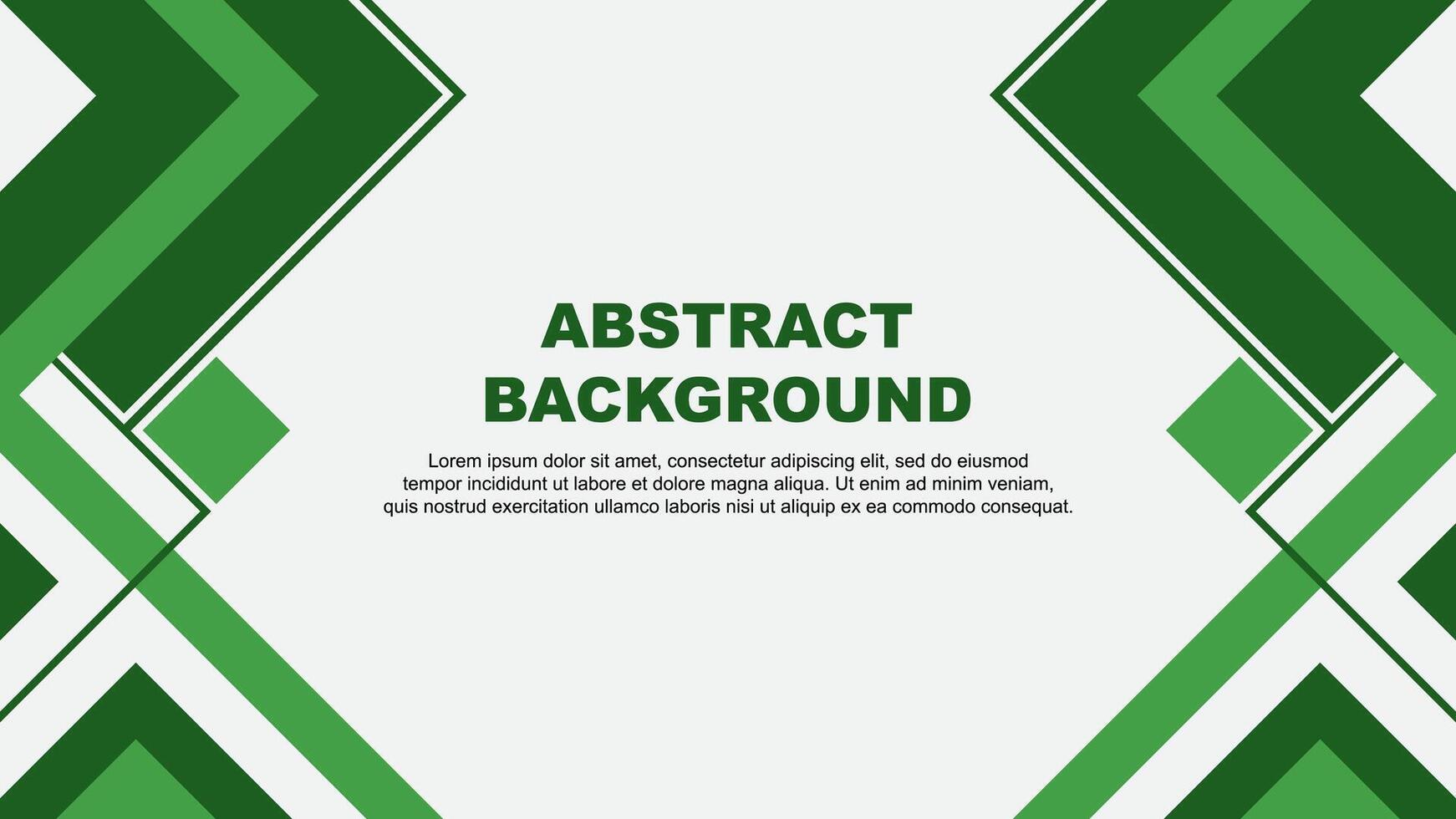 Abstract Green Background Design Template. Abstract Banner Wallpaper Illustration. Green Banner vector