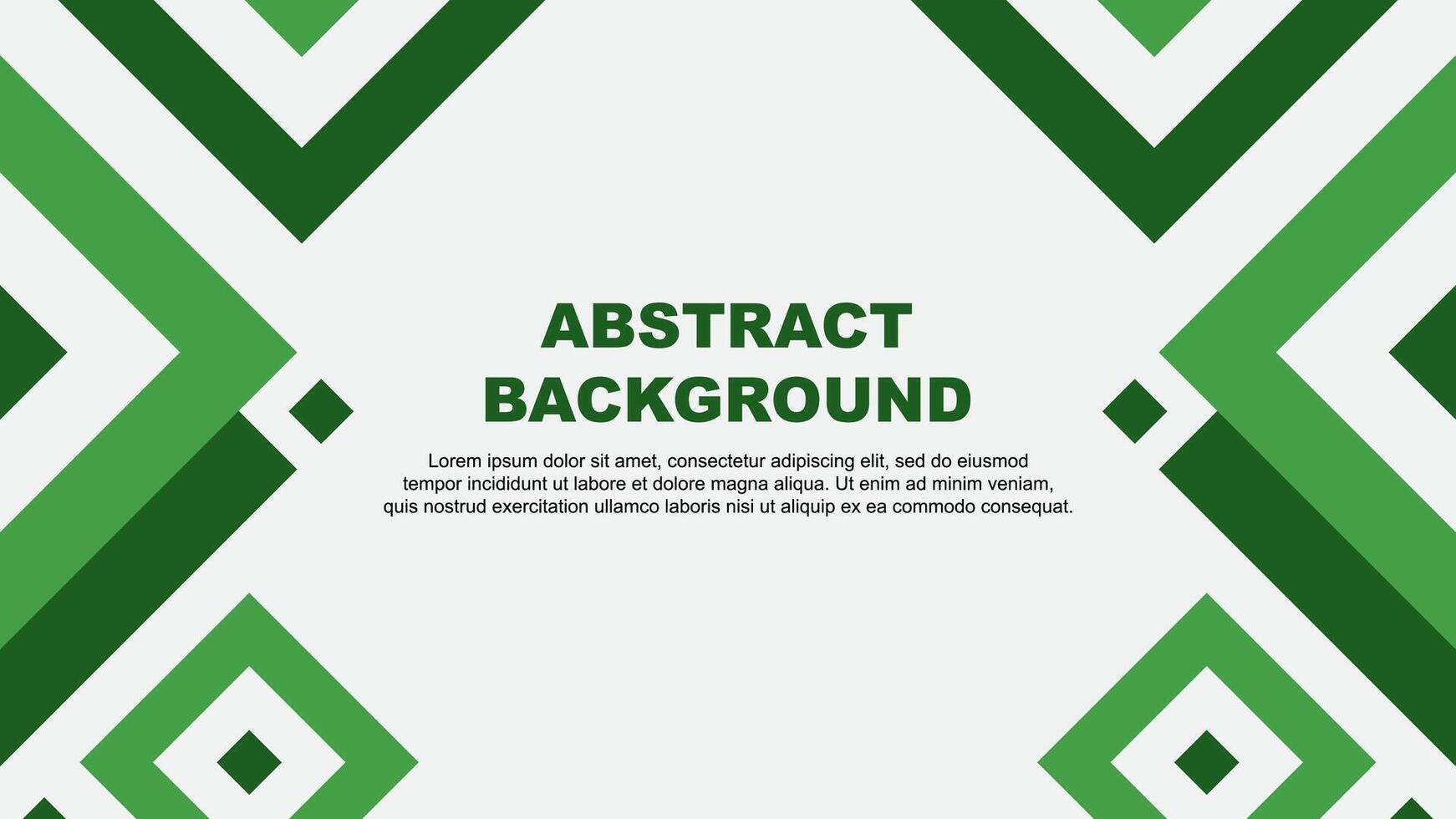 Abstract Green Background Design Template. Abstract Banner Wallpaper Illustration. Green Template vector