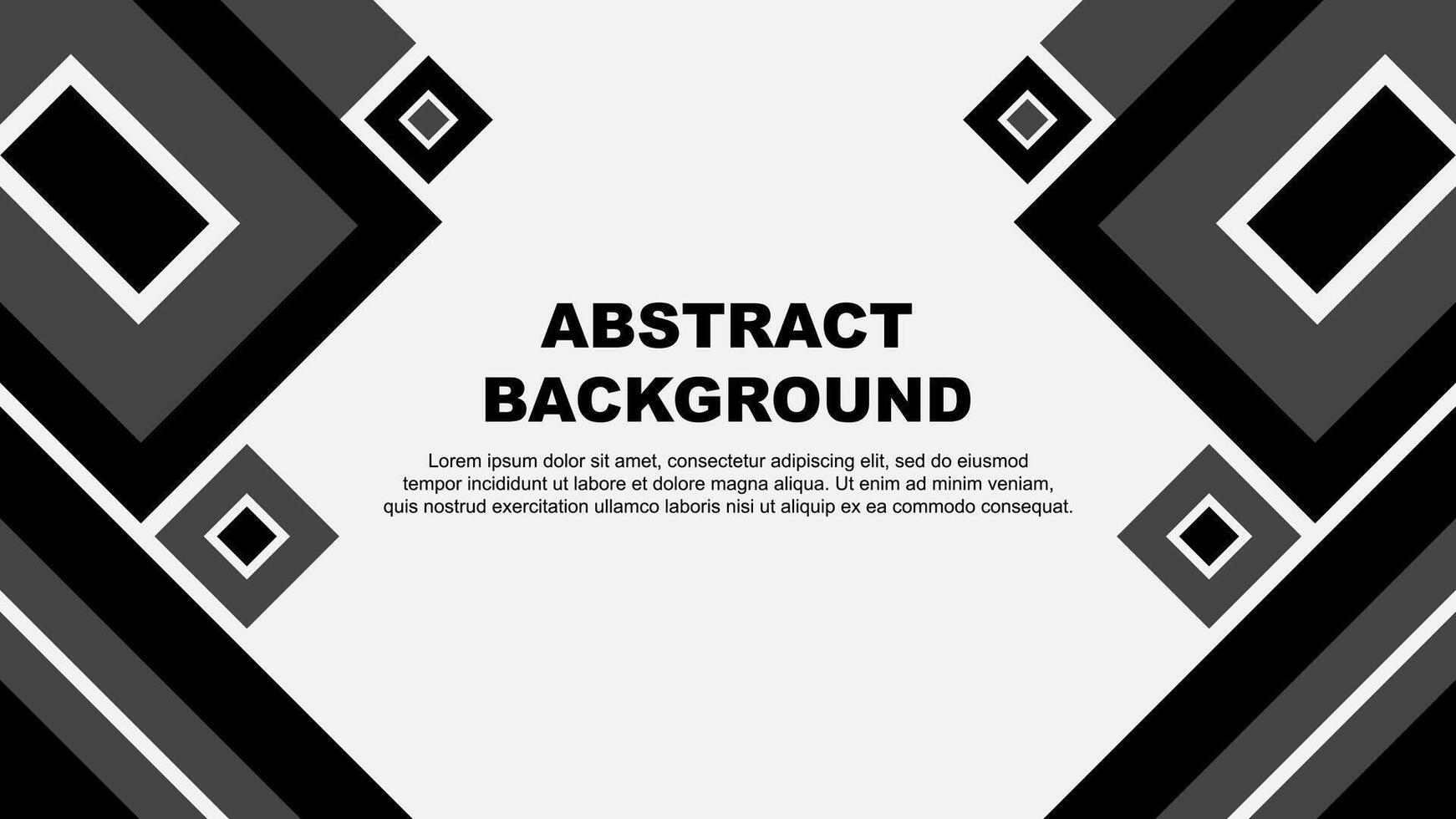 Abstract Black Background Design Template. Abstract Banner Wallpaper Illustration. Black Cartoon vector