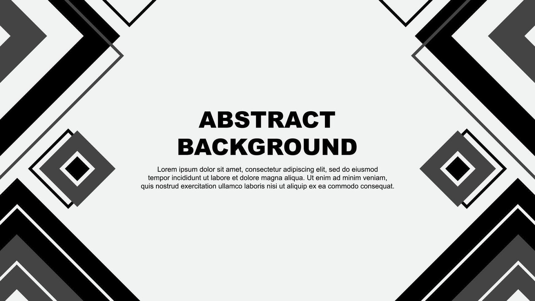 Abstract Black Background Design Template. Abstract Banner Wallpaper Illustration. Black Background vector