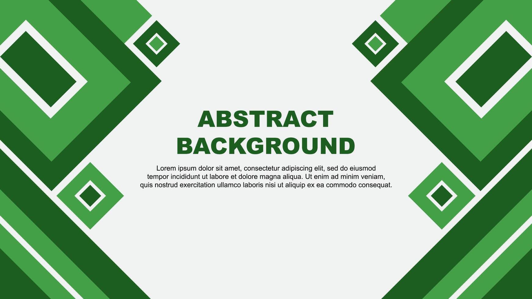 Abstract Green Background Design Template. Abstract Banner Wallpaper Illustration. Green Cartoon vector