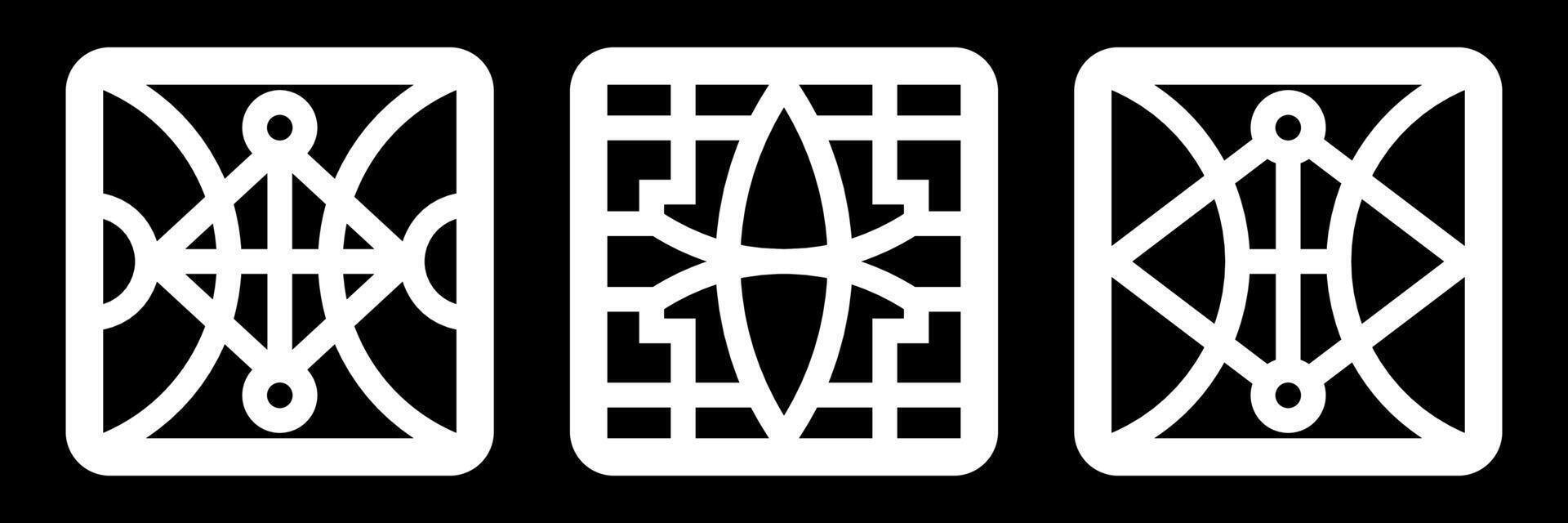 simple geometric pattern for background, decoration, panel, and CNC cutting vector
